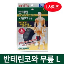 반테린코와 서포터 무릎보호대 L, 1개