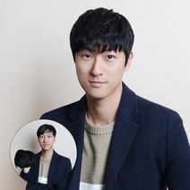 가발닷컴 남자가발 통가발 유로피안 자연스러운 컬이 매력적인 전체 탈모가발 남자 전체가발, 1. 인조모발 레드브라운 M사이즈, 1개