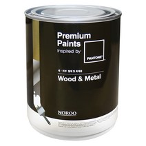 노루페인트 목재 철재용 팬톤 우드앤메탈 1L 계란광, 17-4402 Neutral gray