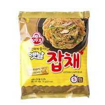 옛날 잡채 봉지면 75g X 5 푸짐한 5분조리 간편식