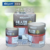 KCC 센스멜골드 3.78L 에나멜페인트 목재 및 철재 유광 무광 외부용 내부용, 흑색(유광)