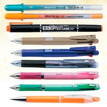 캐릭모아키즈 문구 샤프 볼펜 형광펜 사인펜 볼펜 모음, 제브라-사라사3/J3J2_블루, 1개