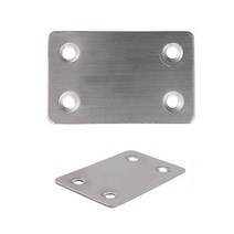 평철 스텐 철 보강 철물 목재 안전 부속 부품 쇳대 꺽쇠 연결 브라켓, 1개