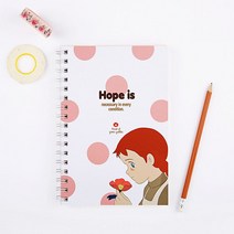 빨강머리앤 스프링노트 M 꽃향기 NAU 빨강머리앤/스프링노트/M/꽃향기