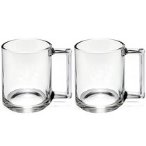 루미낙 피트니스 내열강화유리 머그컵 250ml 2개세트, 단품