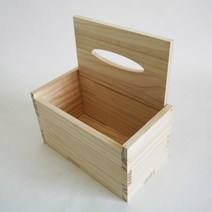 나무냉장고 사각티슈케이스 만들기반제품 나무휴지케이스 목공체험 목공수업, 1개