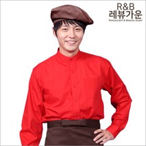 레뷰가운 남자 차이나 셔츠 중식당 정육 이자카야 피자 SE33