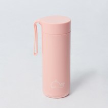 고래몰 안 넘어지는 보온보냉 스텐 텀블러 민트 400ml, 핑크