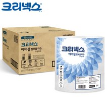 유한킴벌리 45375 크리넥스 에어셀 점보롤 1겹 화장지 대용량 휴지 티슈 12롤, 1세트