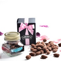 초콜릿아트 아몬드 초콜릿 볼 발렌타인데이 화이트데이 선물용 아망드 쇼콜라 수제 초콜렛 사탕 캔디 선물 세트, 1box, 아망드쇼콜라 카카오 초콜릿