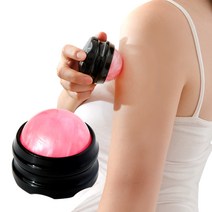 AESLA 스포츠 롤링 마사지볼, 핑크, 1개