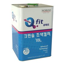 노루페인트 큐피트 크린솔 아크릴 외부용 수성페인트(유광) 18L, 백색(유광)