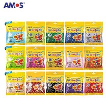 아모스 탱탱 아이클레이 50g파우치 낱색판매 총15색, 연두