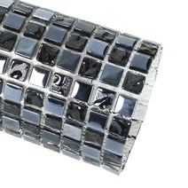 유리모자이크타일 래비드블루블랙(1장), 기본모자이크타일