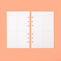 루카랩 6공 다이어리 리필속지-아카이브 4컷노트 리필속지