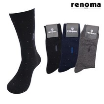 [레노마] 남성 신사 정장양말 장목양말 RM1503