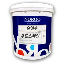 노루페인트 목재용 순앤수 수성 우드스테인 1L 무광, 리프그린