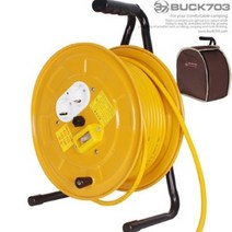 벅703 [오후 5시 이전 주문 당일 발송]벅703 누전차단 전기릴선30m (릴선케이스 포함) 접지차단 릴선), 1개, 30m