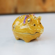 집들이야 큐티돼지보석함 소사이즈, PIG12_큐티돼지_엘로우