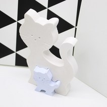 수제몰드 고양이 퍼즐조립