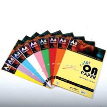 상우 A4 칼라OA용지 칼라복사지 80g S시리즈, 25매입, S9 목련꽃색