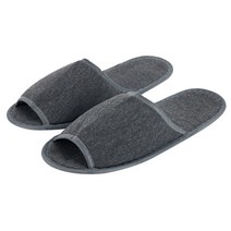 하루이슬리퍼 면 슬리퍼 T, 코튼-T-진그레이