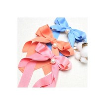 리본소녀 헤어핀 (DIY-DA910)-엔소엔, 밤색 [레시피포함]