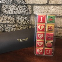 초코셀디 화이트데이&기념일&생일 초콜릿, 1세트, 러브유10p