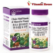 비타민하우스 초이스 멀티비타민 앤 미네랄 포우먼, 900mg, 1병