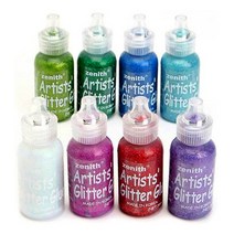 [제니스] 글리터젤 36ml 낱색 색상선택 - POP재료 반짝이젤 POP 글리터겔 페이스페인팅 반짝이풀, 09.에메랄드