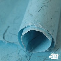 한결한지 한지벽지 수제벽지 수제한지 벽지 한지 전통한지, 01.수제한지벽지18.파란색짚지, 6매