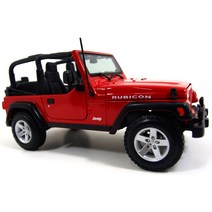 마이스토 지프 [JEEP] 모형자동차, 1:18 스페셜 지프[JEEP] 렝글러 루비콘 레드