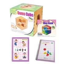 기획SET 교구+교재 러닝스텝 원목소마큐브(미니북포함)+시드소마놀이 교재or소마큐브 교재(선택1)