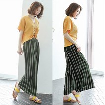 홈웨어 라운지웨어 편하게 입을수있는 여성 슬랙스 쉬폰바지 빅사이즈바지