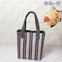 우리가 수제 순면 방수(생활방수)캔버스 토드백 미니에코백 로맨틱