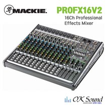 MACKIE ProFX16v2 16채널 믹서 이펙터내장