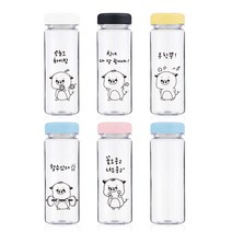 공감 보틀500ml (PET) 물병, 할수있다(하늘), 500ml