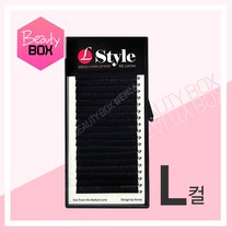 뷰티박스 엘스타일 실크모 L컬+콜라겐 아이패치 속눈썹연장재료, 1개, 0.10-9mm+콜라겐아이패치1쌍