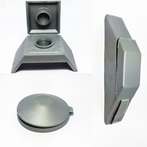 판넬캡 지붕캡 원형캡 일자캡, 원형캡은회색-100개