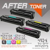 HP 프린터 컬러 레이저젯 Pro M452dn 토너(재생토너), 1개, 3_CF412A 노