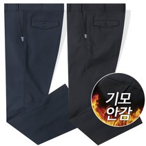 포커스코리안 남성골프바지 기모바지 쟌피엘고급스판골프바지