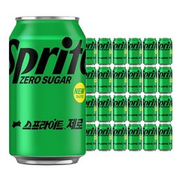 콕콕제로 스프라이트 355mlx24개, 355ml, 24개