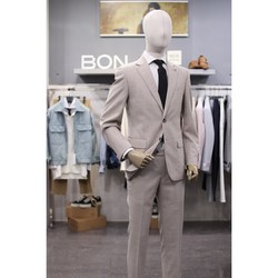 BON 정장 BN4MJ081BE 베이지 이태리 수입원단 순모 스판 수트