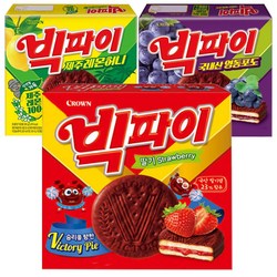 빅파이 3종대용량세트(딸기 포도 레몬), 1세트, 972g