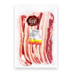 더푸드마켓 듀록 흑돼지 구이용 삼겹살 500g, 1개, 구이용 500g(두께1cm)