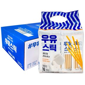 키즈웰 우유 스틱 과자, 256g, 10개