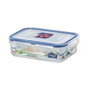 락앤락 클래식 직사각 2칸 나눔 찬통 밀폐용기, 1개, 단품