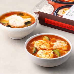 곰곰 정통 순두부찌개와 짬뽕 순두부찌개 세트 밀키트