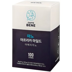 카페베네 마노 아프리카 마일드, 900mg, 100개입, 1개