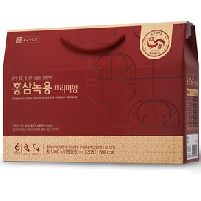 종근당건강 홍삼녹용 프리미엄, 30회분, 50ml, 30개